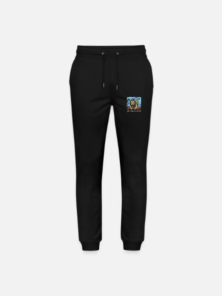 African Lion 2024 01 - Stanley/Stella Mover Unisex Organic Jogging Trousers - black