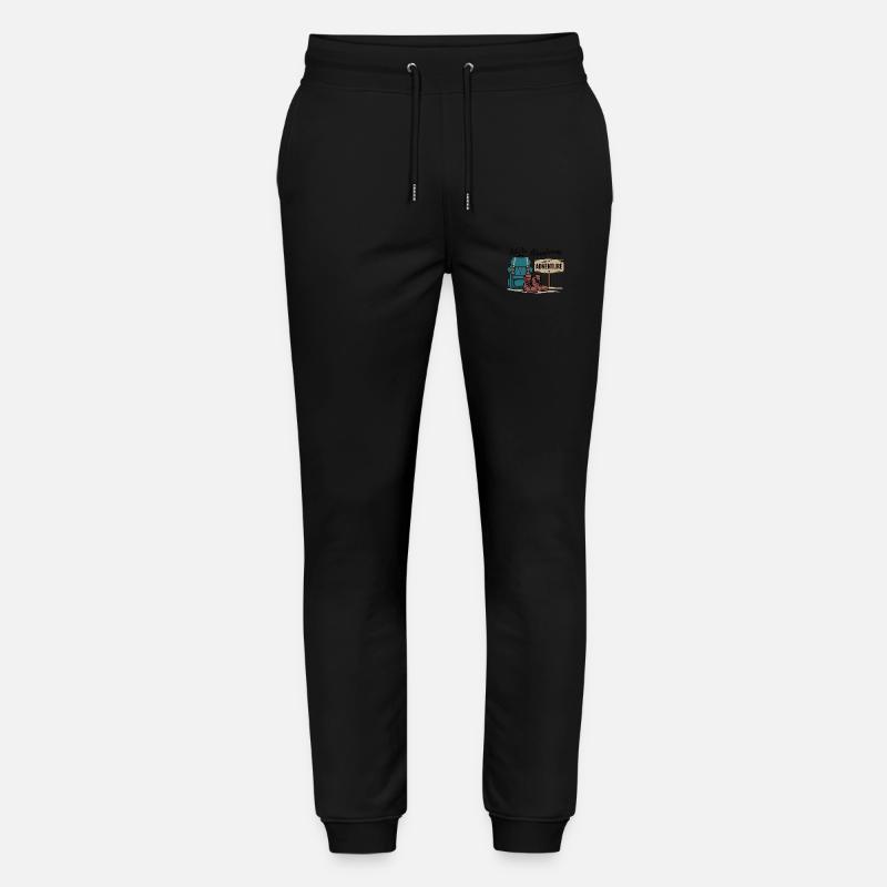 Let's be adventurous. - Stanley/Stella Mover Unisex Organic Jogging Trousers - black