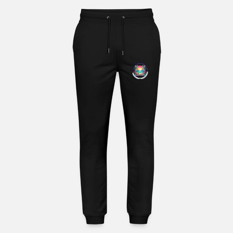 Urlaub ohne WLAN - Stanley/Stella Unisex Bio Jogginghose Mover  - Schwarz