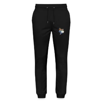 Tropical Vibes - Stanley/Stella Mover Unisex Organic Jogging Trousers - black - Front - Marisol (170cm) & Nik (191cm)