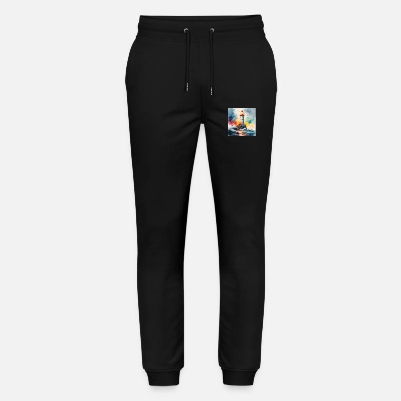 Leuchtturm - Stanley/Stella Unisex Bio Jogginghose Mover  - Schwarz