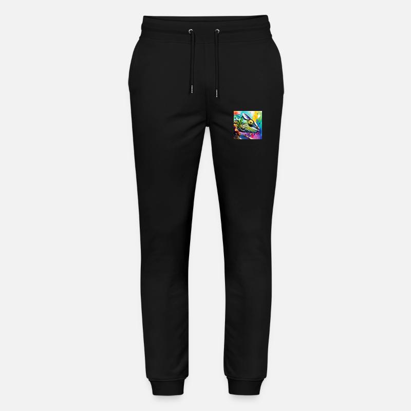 Chamäleon farbig - Stanley/Stella Unisex Bio Jogginghose Mover  - Schwarz