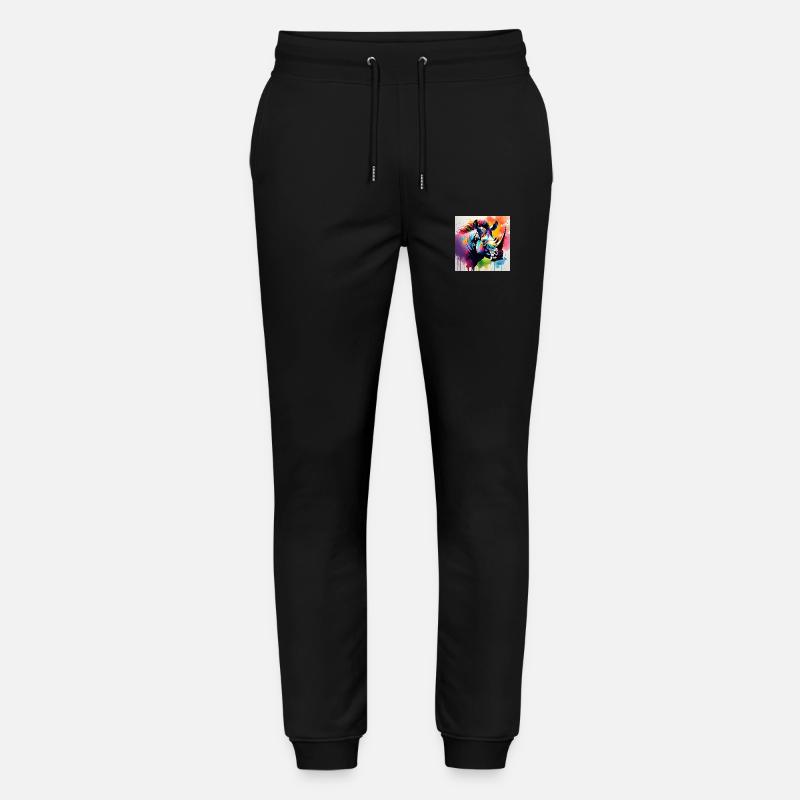 Nashorn - Stanley/Stella Unisex Bio Jogginghose Mover  - Schwarz