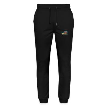 Live simply, dream big - Stanley/Stella Mover Unisex Organic Jogging Trousers - black - Front - Marisol (170cm) & Nik (191cm)