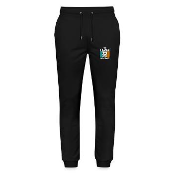Doctor brace - Stanley/Stella Mover Unisex Organic Jogging Trousers - black - Front - Marisol (170cm) & Nik (191cm)
