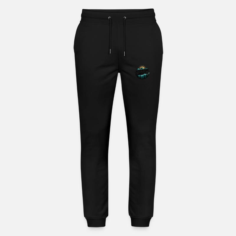 Adventure Awaits – Bergpanorama - Stanley/Stella Unisex Bio Jogginghose Mover  - Schwarz