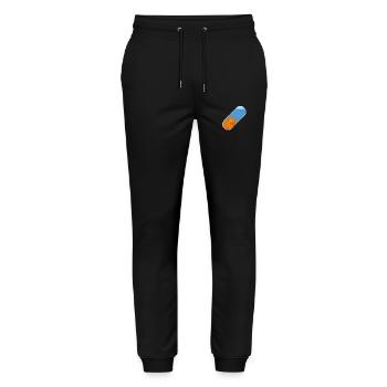 Pilule de pieuvre - Pantalon de jogging bio MOVER Stanley/Stella unisexe - noir - Devant - Marisol (170cm) & Nik (191cm)