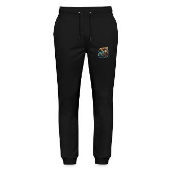 A dive in the coral reef is an experience - Stanley/Stella Mover Unisex Organic Jogging Trousers - black - Front - Marisol (170cm) & Nik (191cm)