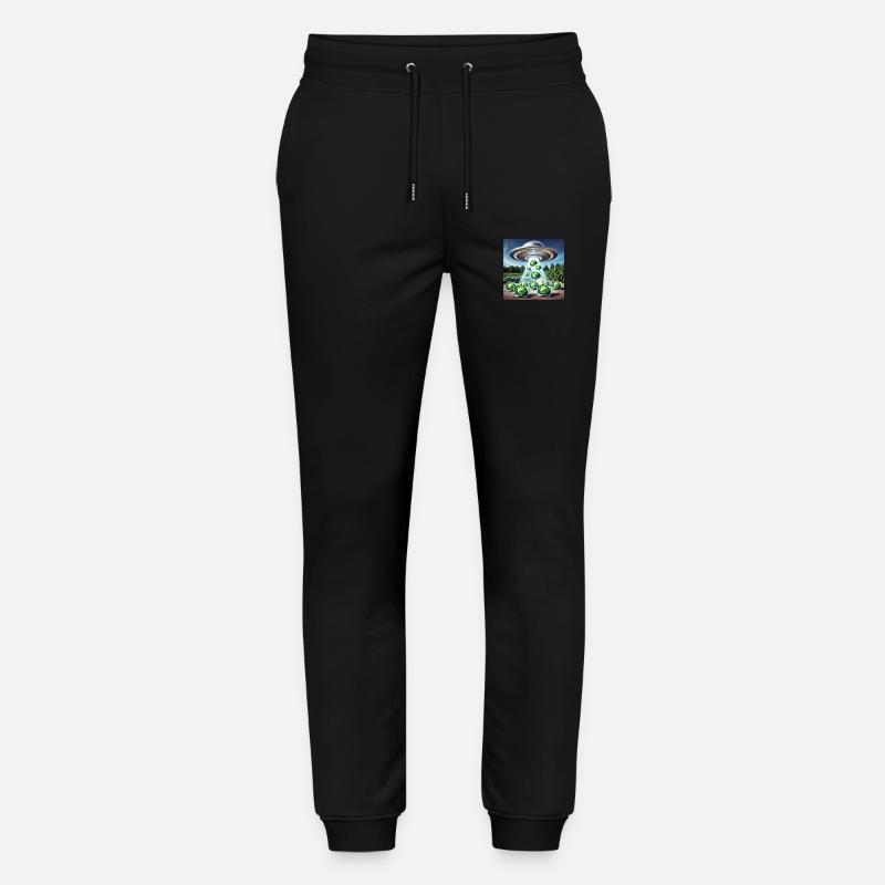 UFO & Kohl - Green Invasion - Stanley/Stella Unisex Bio Jogginghose Mover  - Schwarz