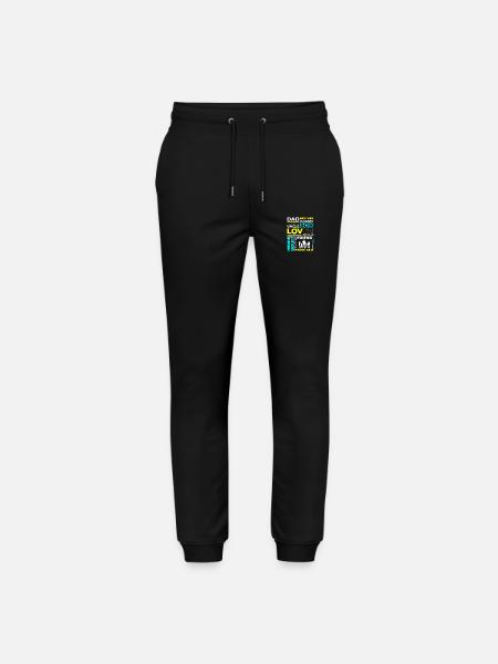 Men Role Model Boyfriend Gift - Stanley/Stella Mover Unisex Organic Jogging Trousers - black
