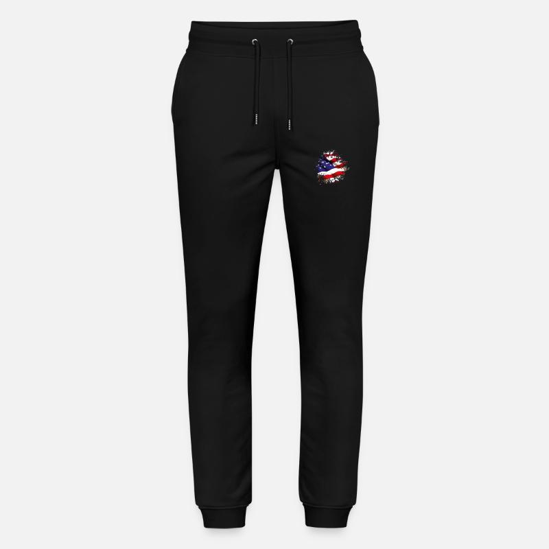 splat USA - Stanley/Stella Unisex Bio Jogginghose Mover  - Schwarz