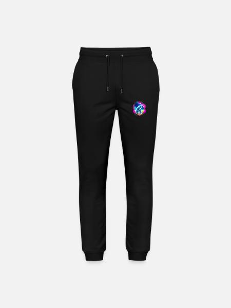 Abstract Stellar Bear - Stanley/Stella Mover Unisex Organic Jogging Trousers - black