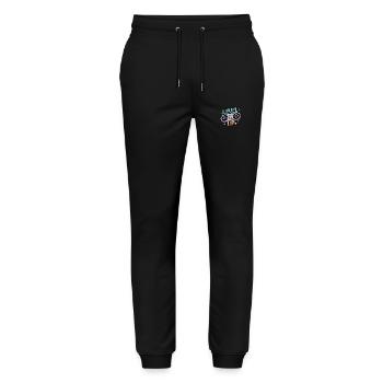 Level Up – Gaming Controller - Stanley/Stella Mover Unisex Organic Jogging Trousers - black - Front - Marisol (170cm) & Nik (191cm)