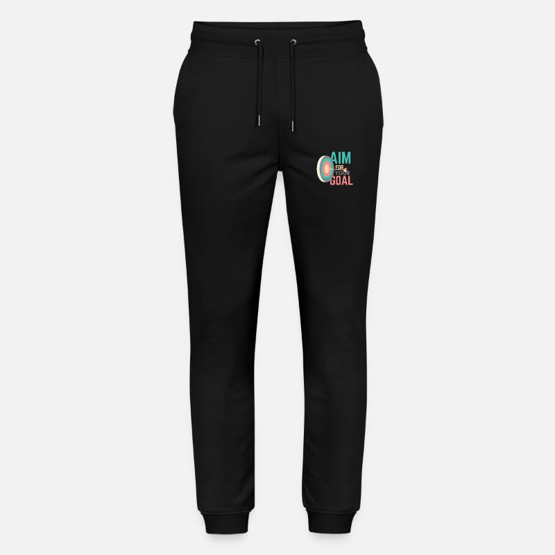 Aim for your Goal - Stanley/Stella Mover Unisex Organic Jogging Trousers - black