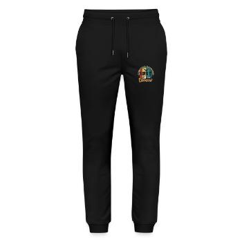 Original 1997 Vintage - 1997 Birthday Gift - Stanley/Stella Mover Unisex Organic Jogging Trousers - black - Front - Marisol (170cm) & Nik (191cm)