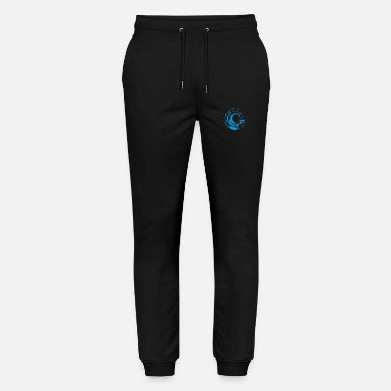 Look rétro - Bleu - Pantalon de jogging bio MOVER Stanley/Stella unisexe - noir