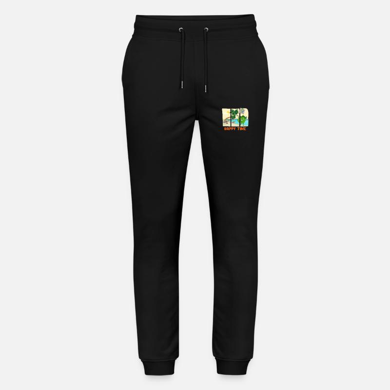 Happy Time - Stanley/Stella Unisex Bio Jogginghose Mover  - Schwarz