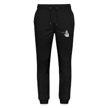 Lustige Ärzte 2 - Stanley/Stella Unisex Bio Jogginghose Mover  - Schwarz - Vorne - Marisol (170cm) & Nik (191cm)