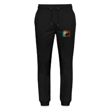 Persian cat fan - Stanley/Stella Mover Unisex Organic Jogging Trousers - black - Front - Marisol (170cm) & Nik (191cm)