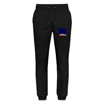 Sous-marin coulé échoué - Pantalon de jogging bio MOVER Stanley/Stella unisexe - noir - Devant - Marisol (170cm) & Nik (191cm)