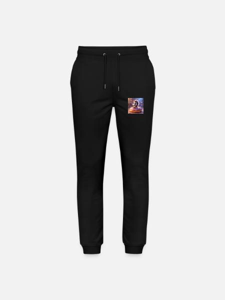Zuckerwölkchen super süß - Stanley/Stella Unisex Bio Jogginghose Mover - Schwarz