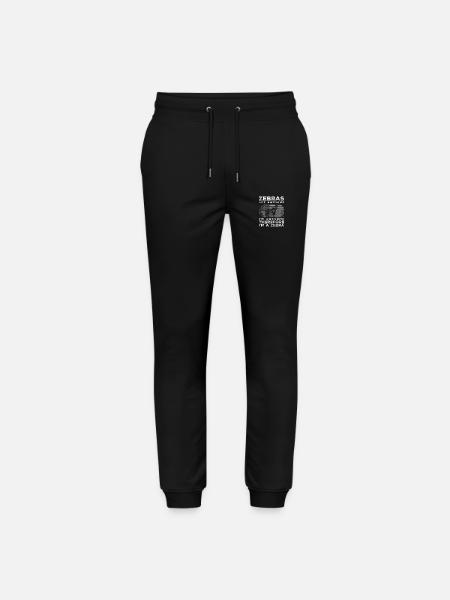 zebras animal steppe Kenya - Stanley/Stella Mover Unisex Organic Jogging Trousers - black