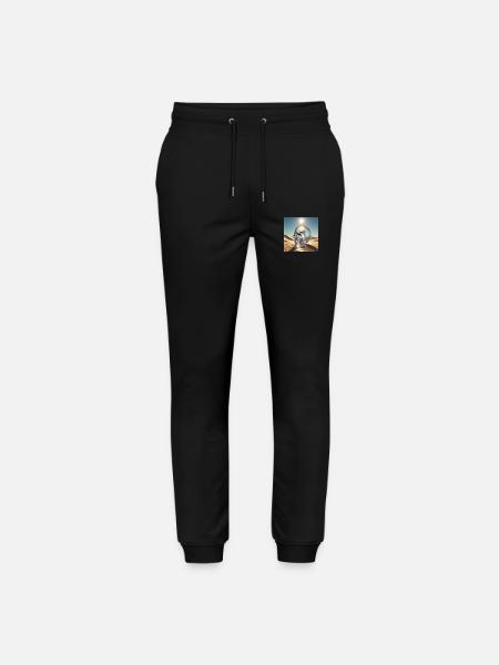 Crystal skull - Stanley/Stella Mover Unisex Organic Jogging Trousers - black