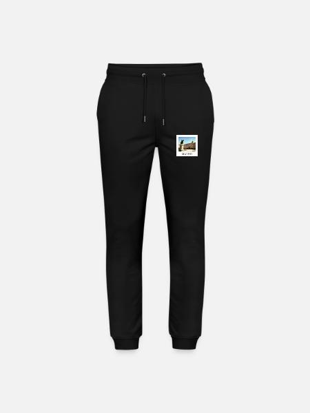 Madrid Plaza Mayor - Stanley/Stella Mover Unisex Organic Jogging Trousers - black