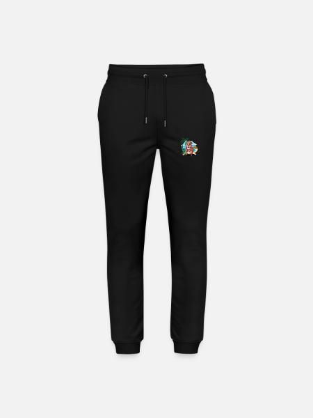 Tropical Quokka - Stanley/Stella Mover Unisex Organic Jogging Trousers - black
