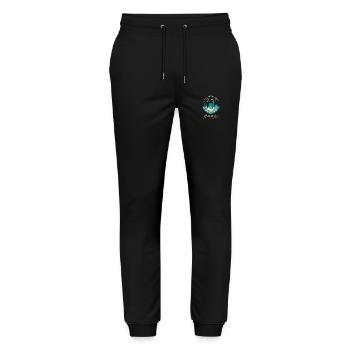 Ramadan Gift Eid Mubarak Islam Allah Muslim - Stanley/Stella Mover Unisex Organic Jogging Trousers - black - Front - Marisol (170cm) & Nik (191cm)