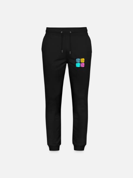 Popart urban style - Stanley/Stella Mover Unisex Organic Jogging Trousers - black