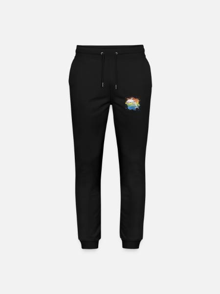 Dolphin - Stanley/Stella Mover Unisex Organic Jogging Trousers - black