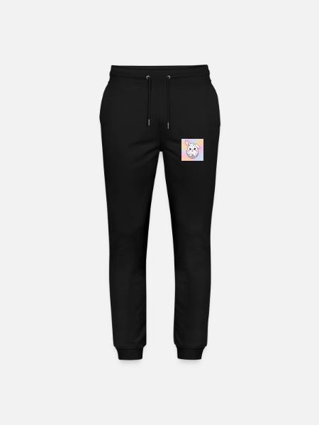 Eierglück mit Hase - Stanley/Stella Unisex Bio Jogginghose Mover - Schwarz