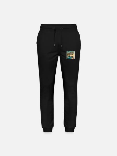 The golden age of travelling - Stanley/Stella Unisex Bio Jogginghose Mover  - Schwarz