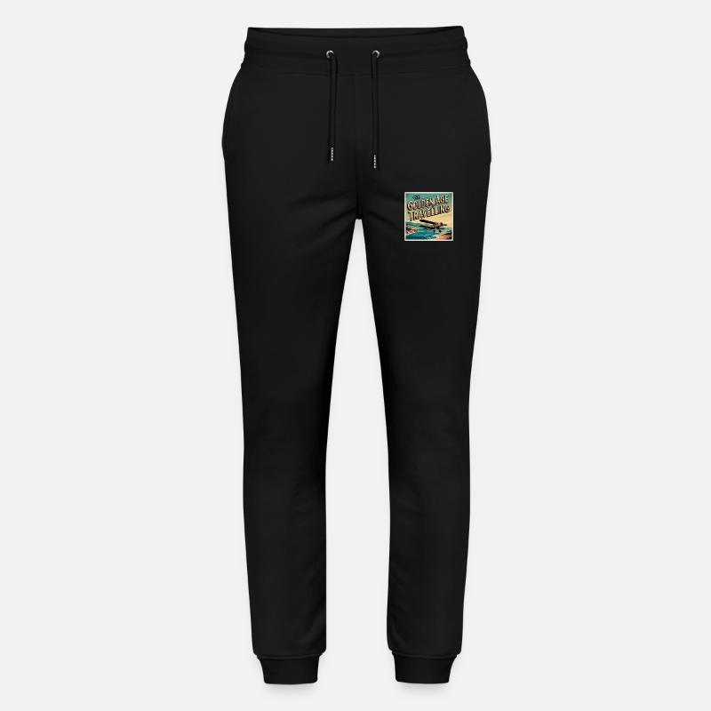 L’âge d’or du voyage - Pantalon de jogging bio MOVER Stanley/Stella unisexe - noir