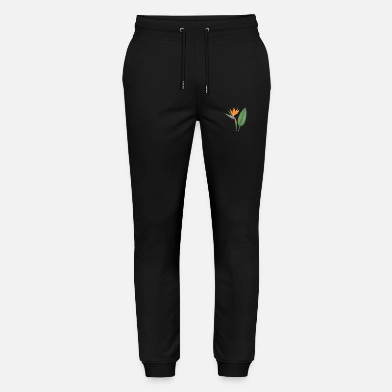 Strelitzia – fleurs exotiques - Pantalon de jogging bio MOVER Stanley/Stella unisexe - noir