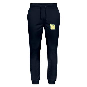 Moskauer Maultier-Cocktail - Stanley/Stella Unisex Bio Jogginghose Mover  - Navy - Vorne - Marisol (170cm) & Nik (191cm)