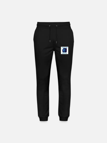 Half human, half digital - Stanley/Stella Mover Unisex Organic Jogging Trousers - black