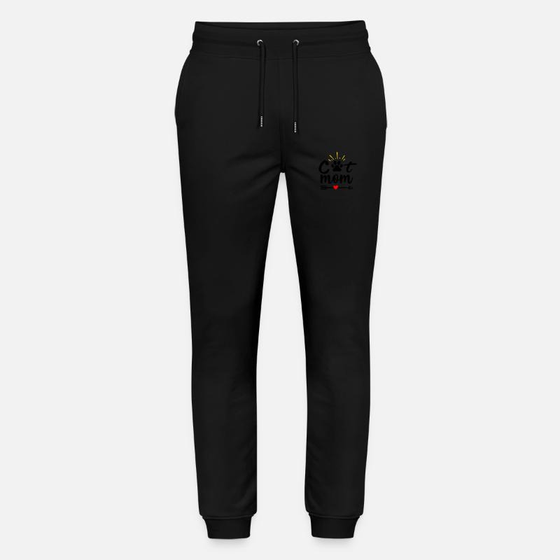 Cat mom - Stanley/Stella Unisex Bio Jogginghose Mover  - Schwarz