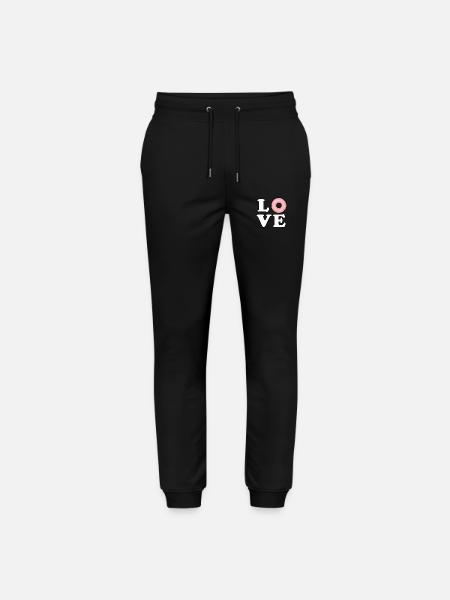 Donut Love - Stanley/Stella Unisex Bio Jogginghose Mover  - Schwarz