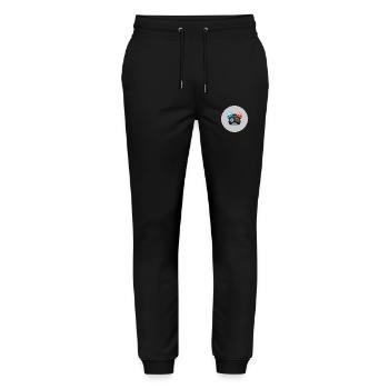 gaming - Stanley/Stella Mover Unisex Organic Jogging Trousers - black - Front - Marisol (170cm) & Nik (191cm)