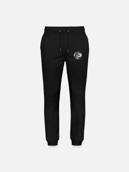 Pferd - Stanley/Stella Unisex Bio Jogginghose Mover - Schwarz