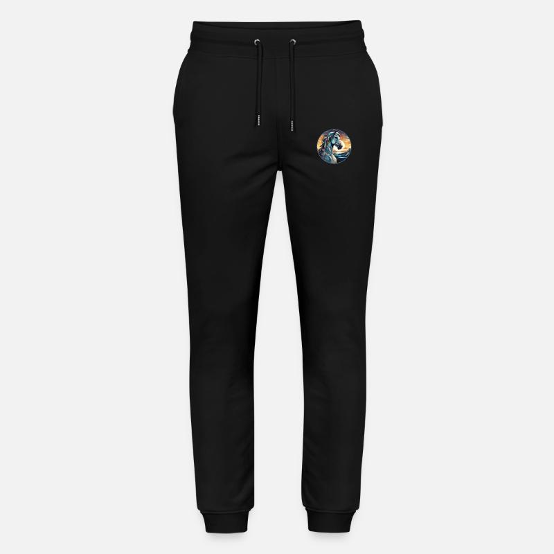 Cheval - Pantalon de jogging bio MOVER Stanley/Stella unisexe - noir