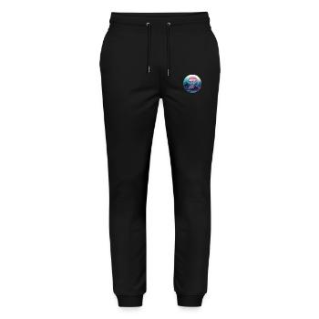 Jellyfish - Stanley/Stella Mover Unisex Organic Jogging Trousers - black - Front - Marisol (170cm) & Nik (191cm)