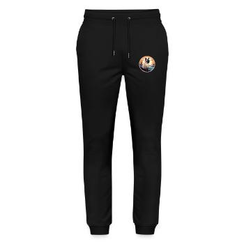 Balinais - Pantalon de jogging bio MOVER Stanley/Stella unisexe - noir - Devant - Marisol (170cm) & Nik (191cm)