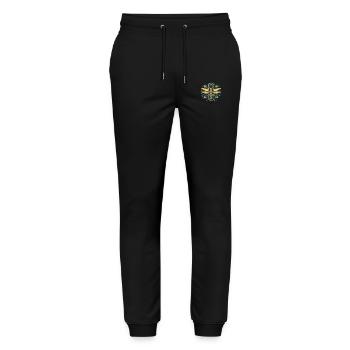 Libellule - Pantalon de jogging bio MOVER Stanley/Stella unisexe - noir - Devant - Marisol (170cm) & Nik (191cm)