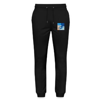 scorpion, bunt, tier, geschenk, geschenkidee - Stanley/Stella Unisex Bio Jogginghose Mover  - Schwarz - Vorne - Marisol (170cm) & Nik (191cm)