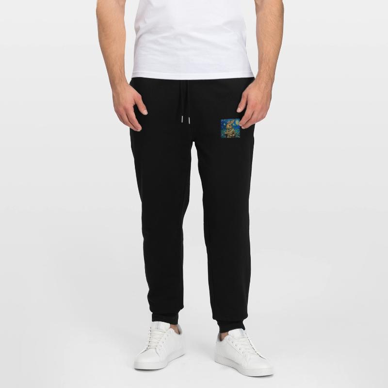 easter bunny, easter, bunny, happy easter, easter eggs Stanley/Stella Mover Unisex Organic Jogging Trousers