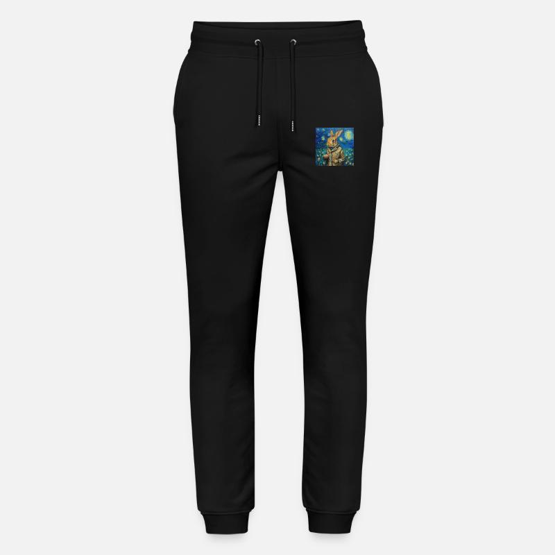 easter bunny, easter, bunny, happy easter, easter eggs Stanley/Stella Mover Unisex Organic Jogging Trousers