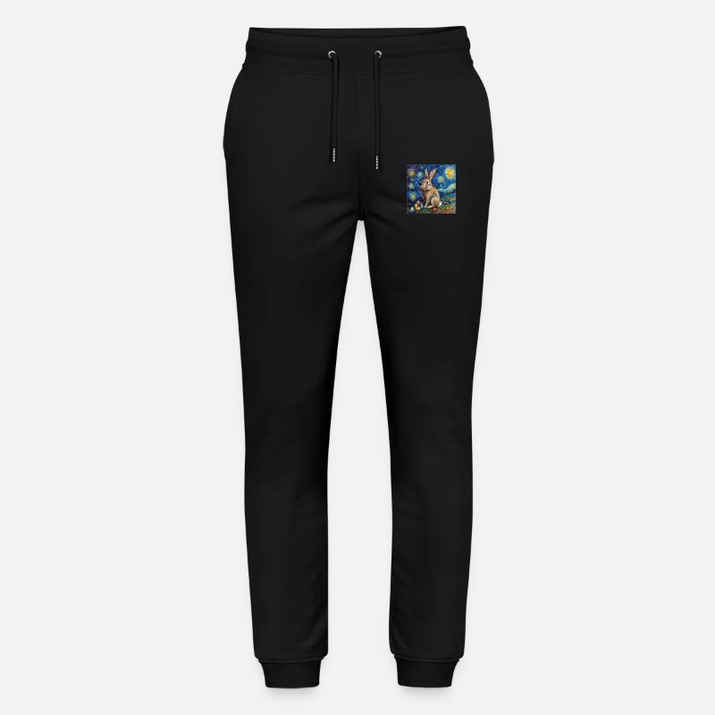 easter bunny, easter, bunny, happy easter, easter eggs Stanley/Stella Mover Unisex Organic Jogging Trousers
